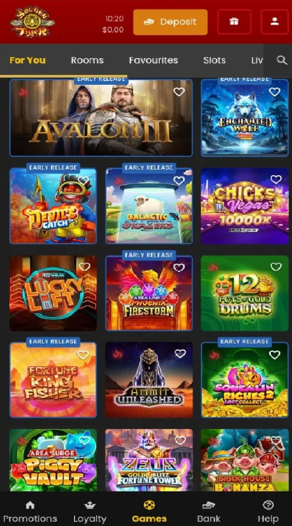 golden tiger casino