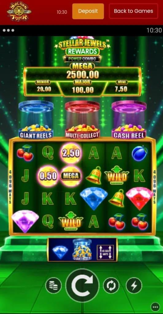 golden tiger casino game